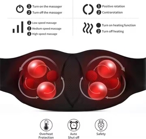 بالجملة شياتسو الرقبة والظهر مدلك 3D العجن الكتف والرقبة مدلك مع الحرارة لتخفيف الألم الأنسجة العميقة - Product Image 5