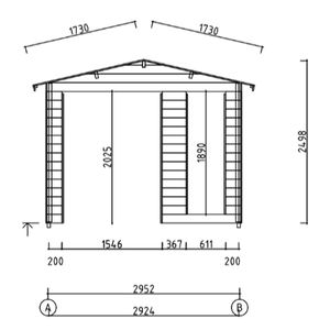 Habitación de jardín compacta de bajo costo Casa pequeña Envío prefabricado Pequeña casa de madera - Product Image 4