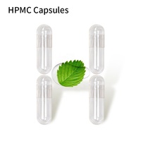 Capsules végétariennes transparentes en HPMC, taille 00 #   0 #   1 #   2 #   Capsules végétales vides