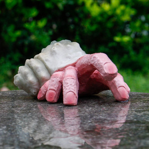 Figurine en résine en forme de hibou, représentant une coquille de hermit crab, une main d'escargot terrifiante, sculptée artistiquement, pour décoration de <span class=keywords><strong>jardin</strong></span> et accessoire créatif - Product Image 4