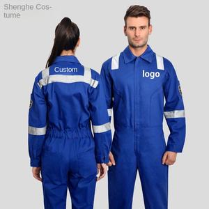 New Long Sleeved Retardant One-piece <strong>Coveralls</strong> for Welders Labour Insurance Clothing Reflective Work Uniforms and Safety Gear - Product Image 3