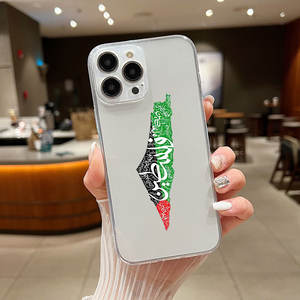 Cover per Telefono Personalizzata con Bandiera della Palestina per <span class=keywords><strong>iPhone</strong></span> 16 15 14 13 12 11 Pro Max, Custodia Morbida in Silicone per Cellulare - Product Image 6