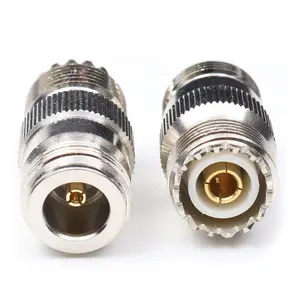 N Female to UHF Female Connectors PL259 to N Type Coaxial Connectors Adapters