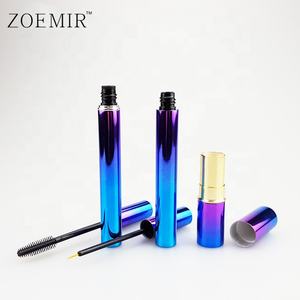 Tubo de lápiz labial degradado de oro púrpura <span class=keywords><strong>azul</strong></span> Tubo de delineador de ojos colorido Conjunto de tubo de esencia de pestañas de máscara de lujo - Product Image 5