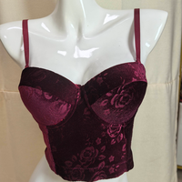 Hauts sexy pour femmes, style boîte de nuit, débardeurs fins, soutiens-gorge-corsets, corsets de poitrine, corsets de mujer