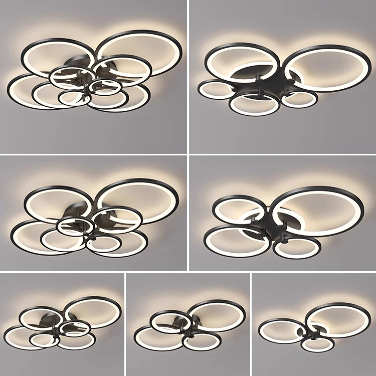 Nordic Modern Design Ceiling Lighting Surface Mounted Indoor Chandelier Led Ceiling Light for Living Room · image 3