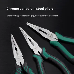 Pince à bec effilé PEIFENG 6 pouces 8 pouces métrique en acier au chrome-vanadium de qualité industrielle multifonctionnelle pour électricien <span class=keywords><strong>aiguille</strong></span> OEM - Product Image 4