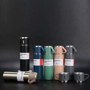 Business Gift Stainless Steel Double Lid Tumbler with Custom Logo Printing Eco-Friendly Insulated <b>Cup</b> for <b>Cold</b> Drinks - Product Image 3