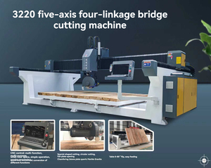 Máquina de grabado de piedra de puente CNC de cinco ejes de nueva condición para fabricación de PLC de cojinete de engranaje de Motor equipado con granito de mármol - Product Image 2