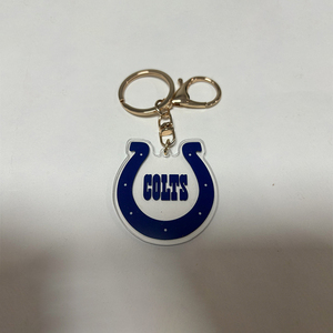 Venta al por mayor nuevo fútbol americano Indianapolis Colts 32 equipos llavero decoración de llavero - Product Image 1