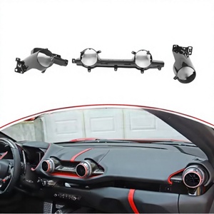 Kit de Interior de Coche de Fibra de Carbono Seca de Alta Calidad, Moldura de Aire Acondicionado, Apto para Ferrari 812 Estilo OME 88752300 888752400 - Product Image 3