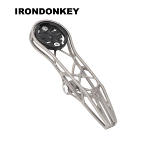 GUB Ti710 Support d'ordinateur pour vélo en alliage <span class=keywords><strong>de</strong></span> titane ultra-léger imprimé en 3D Caméra d'action Wahoo directe légère pour cyclisme sur <span class=keywords><strong>route</strong></span> - Product Image 1