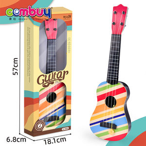 Guitarra de dibujos animados de gran tamaño para niños, <span class=keywords><strong>ukelele</strong></span> de juguete con música - Product Image 5