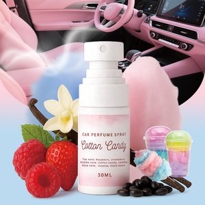 Özel Logo ahududu çilek pamuk şeker vanilya tütsü koku hava spreyi sprey 30 ML oto araba odası parfüm sprey - Product Image 1