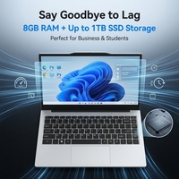 Venta Directa de Fábrica, Computadora Portátil de 14.1 Pulgadas Equipada con Procesador Intel N3060 y Batería de 4000 mAh, Adecuada para Uso Comercial