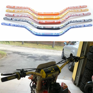 Manillares Delanteros para Motocicleta Todoterreno, Diámetro Variable, 28 mm, Aleación de Aluminio, Barras Estabilizadoras con Diseño Colorido - Product Image 2