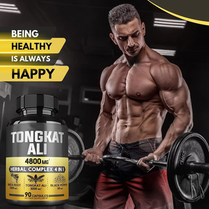Tongkat Ali 300:1 3000mg Bitkisel Kompleks 4'ü 1 Arada Kapsül Maca Kökü Ekstresi Karabiber Erkek Sağlığı Vegan GDO'suz 90 Kapsül - Product Image 5