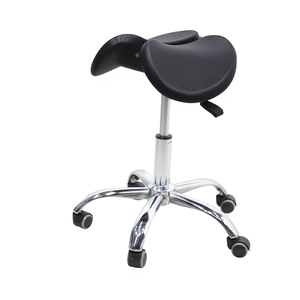 Silla Ergonómica Giratoria con Ruedas para Peluquería, con Asiento Dividido y Altura Ajustable, para Peluquero/Salón de Belleza/Clínica - Product Image 2