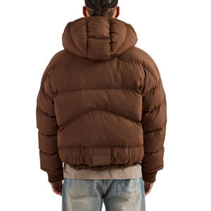 Veste en <span class=keywords><strong>duvet</strong></span> enduite imperméable et légère avec capuche pour hommes - Product Image 2