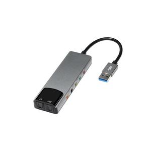 <span class=keywords><strong>Tarjeta</strong></span> <span class=keywords><strong>de</strong></span> Sonido Óptica Externa USB 6 en 1, Adaptador Convertidor <span class=keywords><strong>de</strong></span> <span class=keywords><strong>Audio</strong></span> Multifunción para Portátil, <span class=keywords><strong>Tarjeta</strong></span> <span class=keywords><strong>de</strong></span> Sonido <span class=keywords><strong>de</strong></span> Aluminio - Product Image 3