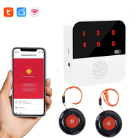 Sistema de Llamadas WIFI Daytech TUYA, Localizadores Impermeables, Botón de Emergencia Inalámbrico, Equipo de Cuidado para Personas Mayores
