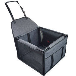 Tapis de voiture pour chien, siège de sécurité pour animaux, anti-salissure, imperméable, en tissu Oxford 900D, sac de voiture, sac suspendu en maille pour chien, 39x39x27cm - Product Image 5