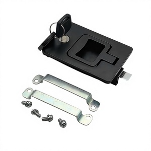 กุญแจล็อคประตูหลังรถสามล้อไฟฟ้าและรถยนต์ <span class=keywords><strong>Shunfeng</strong></span> พร้อมกุญแจ 2 ดอก (สีดำ) สำหรับใช้งานด่วน - Product Image 1