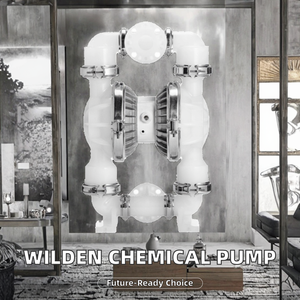 ปั๊มไดอะแฟรมลมแบบนิวแมติกซีรีส์ P8 สำหรับสารเคมีกรด-ด่างและการถ่ายโอนของเสีย H2O2 รองรับการปรับแต่งตามความต้องการของ OEM - Product Image 2