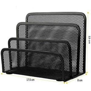 Hot Sale Best Price Office Supplies Custom Color Desk Organizer Mesh Wire 3 Section <b>Desktop</b> Letter Tray <b>Shelf</b> Letter Holder - Product Image 3