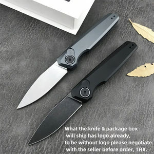 Cuchillo de Bolsillo para Exteriores HUAAO B112/B70, Hoja de 2.68 Pulgadas de Acero CPM154, Mango de Aleación de Aluminio T6, Portátil, para Senderismo, Camping, Bricolaje, OEM - Product Image 3