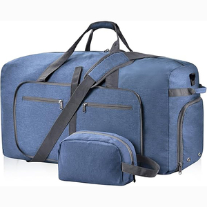Muestra Gratis, Bolsa de Viaje Impermeable de Gran Capacidad, Bolsa de Fin de Semana, Bolsa de Lona Plegable para Viajeros - Product Image 2
