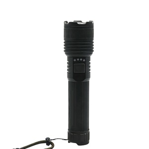 Lampe torche LED en alliage d'aluminium super lumineuse, rechargeable par Type-C, 3 modes, zoom télescopique, portée de 600 m, protection, torche puissante - Product Image 1