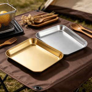 <span class=keywords><strong>Assiette</strong></span> rectangulaire de style coréen FLEY, plateau multifonctionnel pour servir de la viande au barbecue, plateau moderne minimaliste pour desserts, sushis et en-cas - Product Image 1
