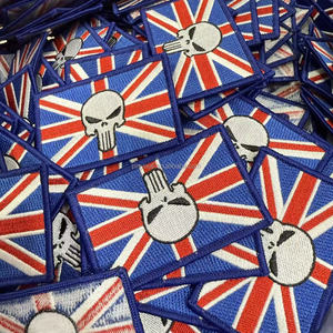 Индивидуальная нашивка с полной вышивкой «АНГЛИЯ» и флаги мира, нашивка-аппликация для пришивания или приклеивания - Product Image 6