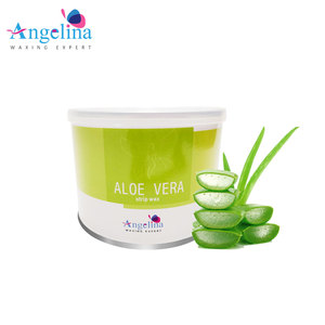 <span class=keywords><strong>Cire</strong></span> dépilatoire douce en pot à l'aloe vera liposoluble, 400g (14oz), la plus vendue, pour l'épilation du visage et du corps entier, convient aux peaux sensibles - Product Image 1