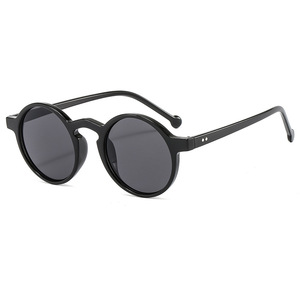 European and American Trendy Retro <b>Sunglasses</b> with UV400 Lenses New Unisex Round Frame Sunshade for Children 3509 - Product Image 6