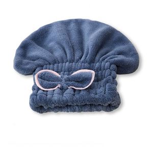 Serviette de séchage capillaire en microfibre corail, style coréen mignon, pour femmes, vente en gros OEM - Product Image 3