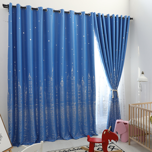 Prezzo all'ingrosso moderna sicurezza insonorizzata tende blu per la camera da letto del bambino 2.8m - Product Image 1