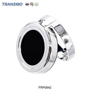 Empty Round Plastic <b>Blush</b> Container Powder case Luxury Customized logo Loose Powder Box Packaging Powder - Product Image 3