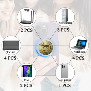 Autocollant <span class=keywords><strong>anti</strong></span>-radiation en or 24 carats CAMAZ, protection contre les <span class=keywords><strong>ondes</strong></span> électromagnétiques <span class=keywords><strong>pour</strong></span> ordinateur <span class=keywords><strong>portable</strong></span>, <span class=keywords><strong>téléphone</strong></span> et tous les appareils électroniques - Product Image 6