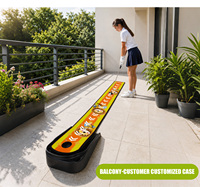 Entraîneur de golf portable pour putting, aide à la pratique en intérieur, équipement d'entraînement de golf à domicile, usine OEM