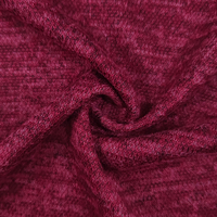 Tissu d'hiver en polyester tricoté couleur personnalisée SANDRA, tissu chaud
