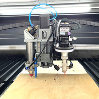 Machine de découpe laser CO2 1390 600W pour tôle, MDF, contreplaqué, acrylique, bois - Contrôle Ruida, prise en charge IA, refroidissement par eau, CNC 1300x900mm