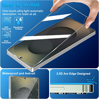 Protection d'écran en verre trempé 3 en 1 pour téléphone, protection d'objectif d'appareil photo, film de protection pour téléphone portable, étui pour Samsung Galaxy S25 S26 Plus ultra