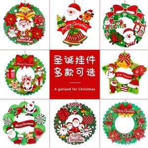 2025 Hot Selling Christmas Decorations <b>DIY</b> Wreath <b>Kits</b> & Handmade Pendants for Trees, Hotels & Stores - Product Image 2