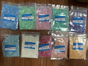 Purpurina Artesanal al por Mayor, Popular, en Paquetes de 1 kg para Pintar Vasos, Velas, Slime, Manualidades, Decoración de Fiestas, Cuerpo, <span class=keywords><strong>Uñas</strong></span> y Navidad - Product Image 2