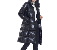 OEM Bechance Vestes longues en duvet pour femmes Parka Veste chaude d'hiver en duvet de canard pour l'hiver