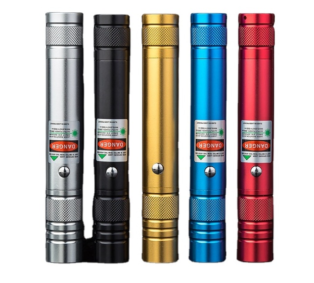 USB Green Laser Pointer With Lithium Rechargeable Battery USB Charge Power