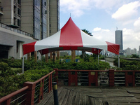 Tente de stand pliable d'extérieur personnalisée, auvent pop-up, tente de salon professionnel, tente de camping, tente de toit