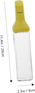 Dispensador de Aceite y Vinagre de Vidrio Cuadrado de 500 ml, Multifuncional, Diseño Moderno para Cocina, Conservación de Frescura, Venta al Por Mayor - Product Image 2